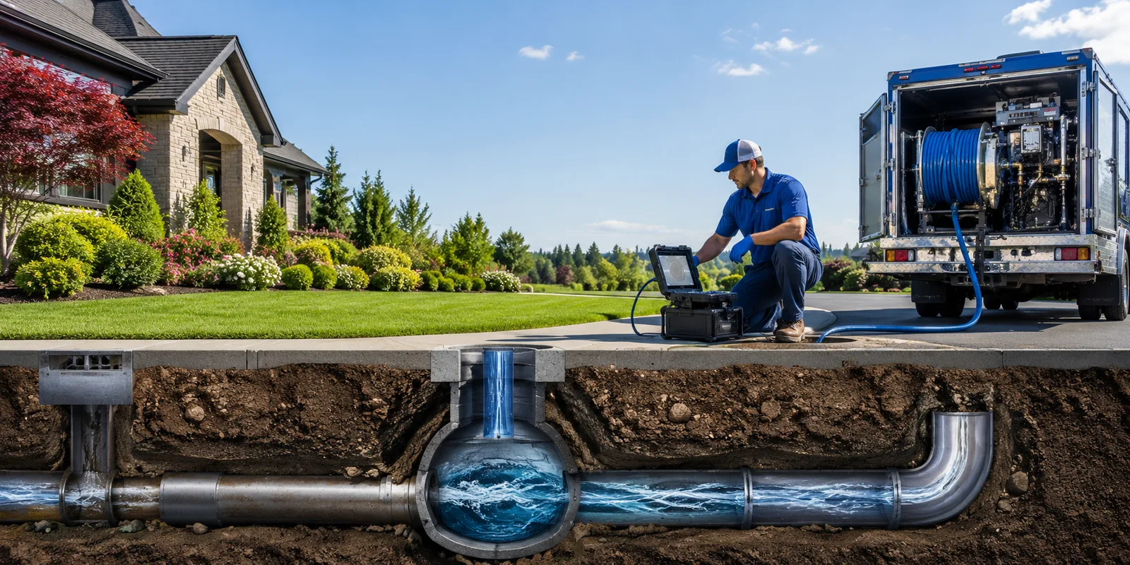 Drainage restoration information for Layland, WV